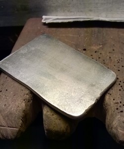 Sterling silver slab